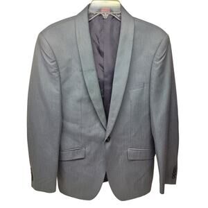 Lineage Slim Fit Gray Blazer Mens 42 Sport Coat Suit Jacket Formal
